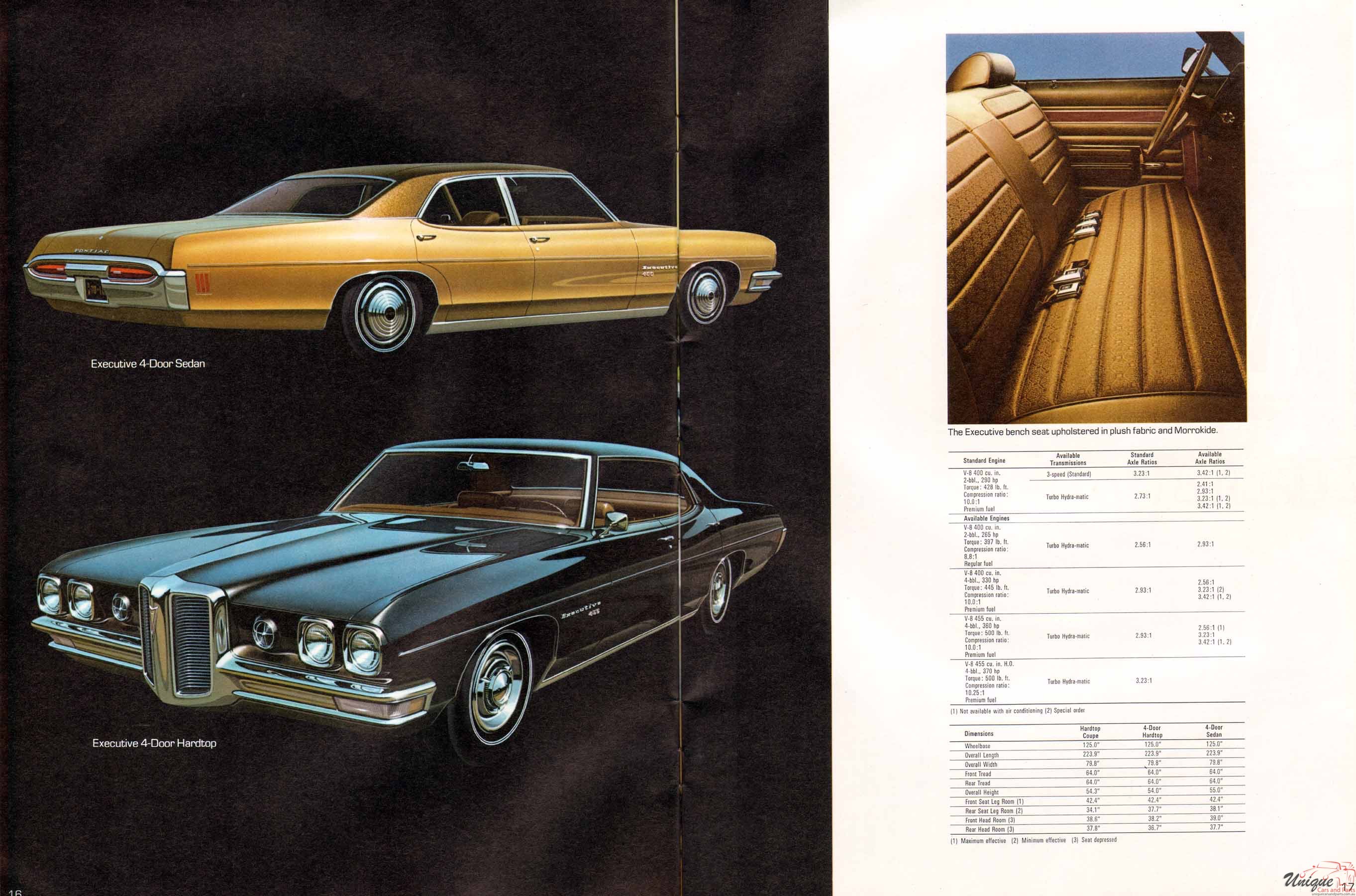 1970 Pontiac Full-Line Prestige Brochure Page 3